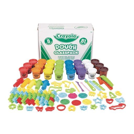 Crayola Assorted Dough Classpack - 100pc set, with 8 colors
