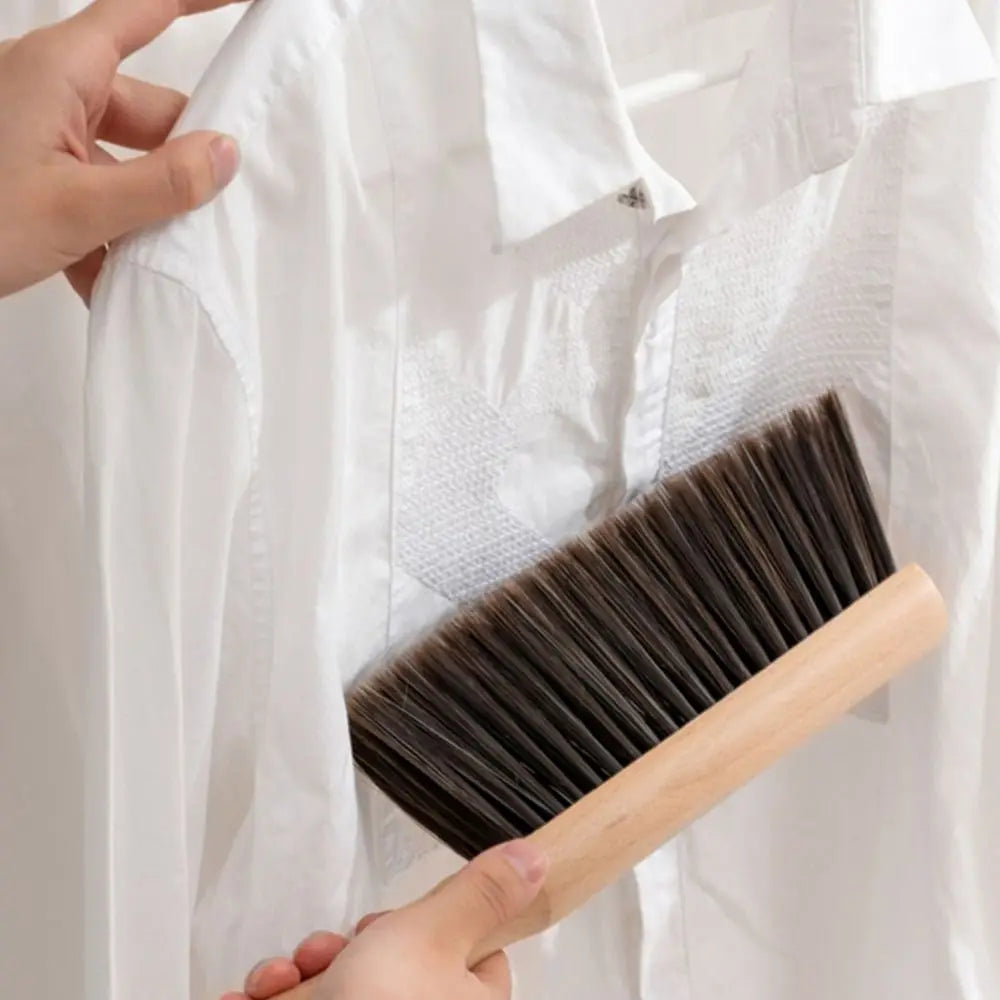 Dust Brush With Wooden Handle