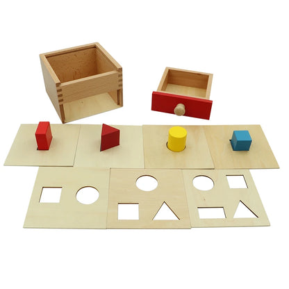 Montessori Multiple Shapes Blocks With Box
