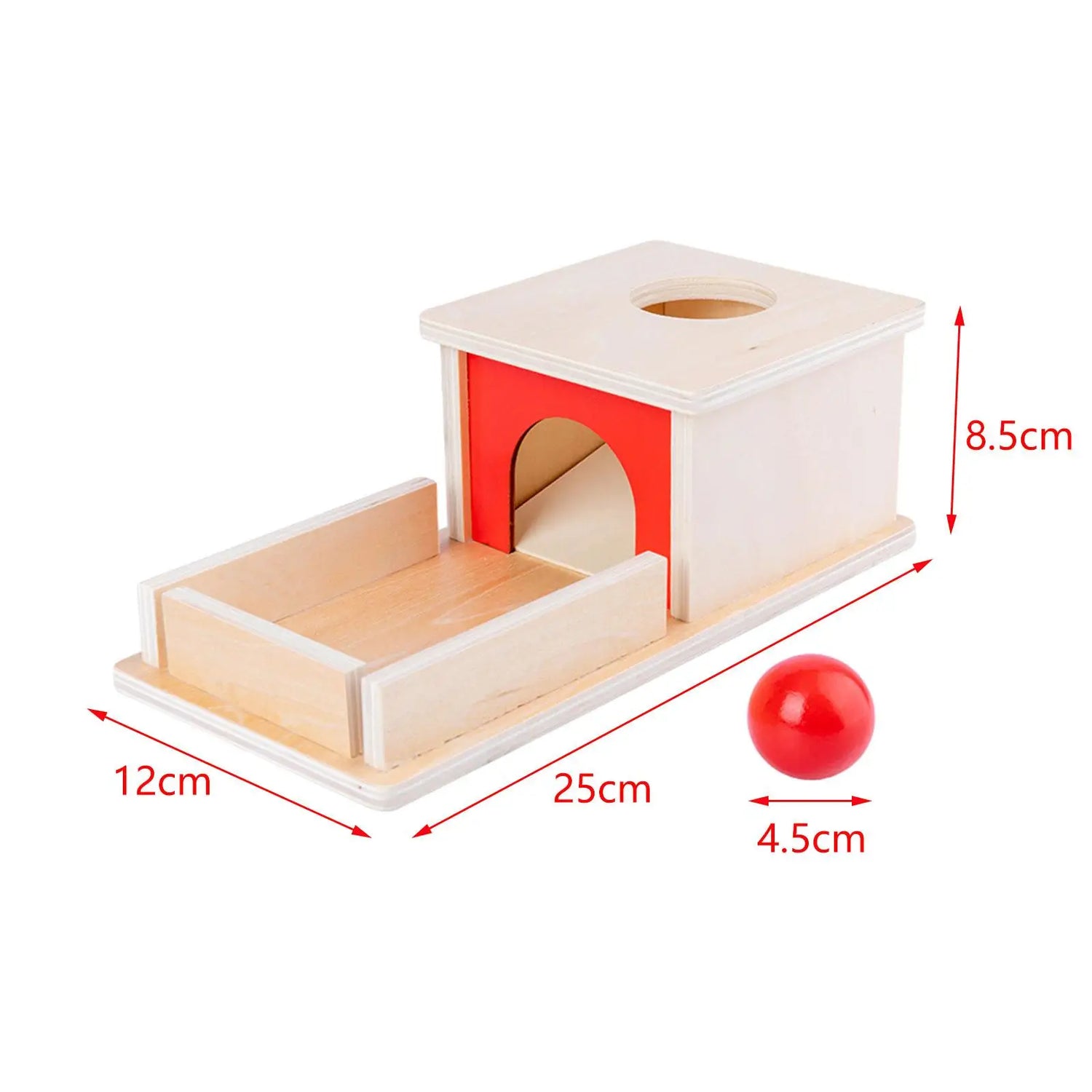 Object Permanence Box With Tray