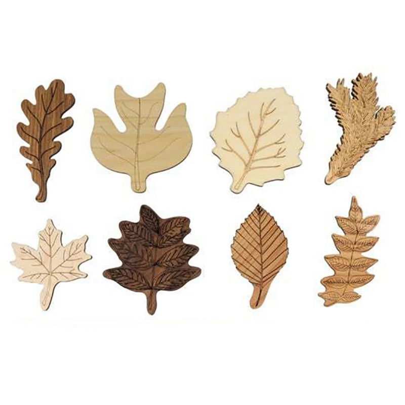 Montessori Wooden Leaf Puzzle