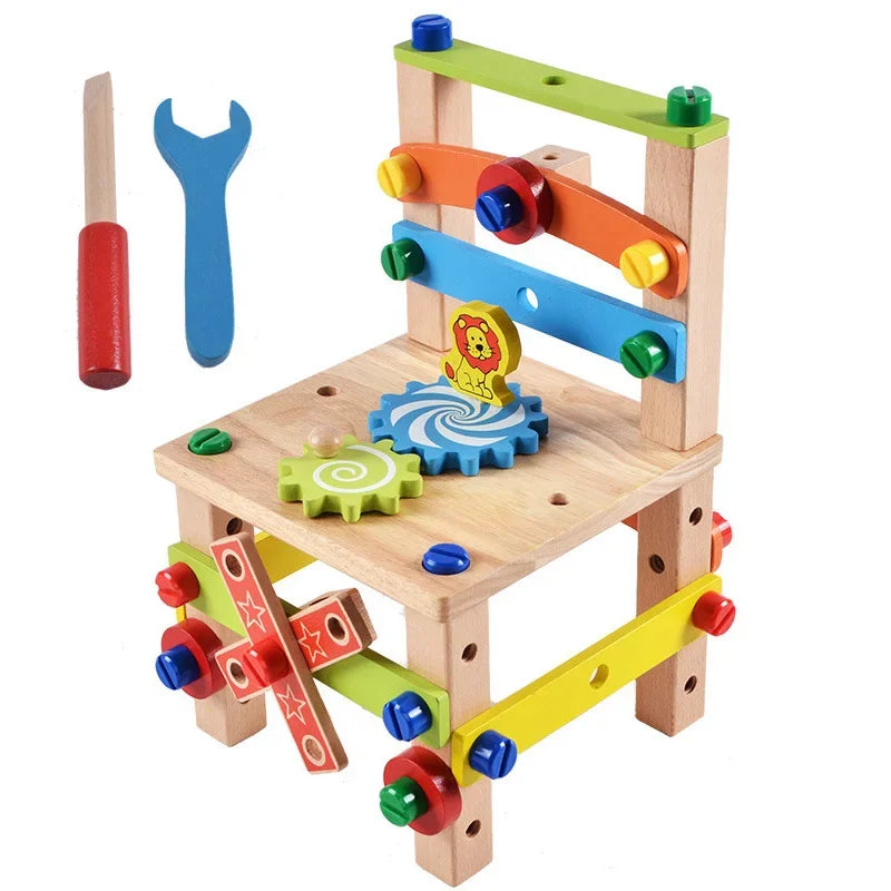 Wooden Toolbox Play Set