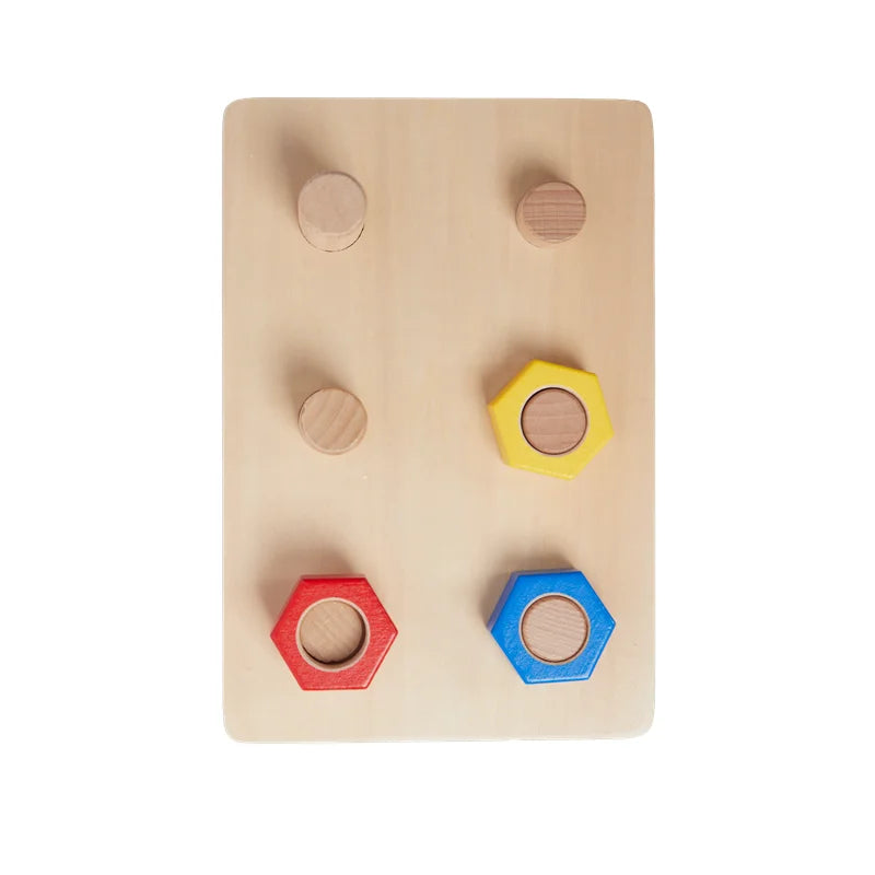 Montessori Nuts and Bolts Board