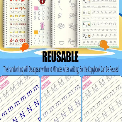 reusable magic practice book