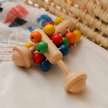 Jingle Wooden Baby Rattle