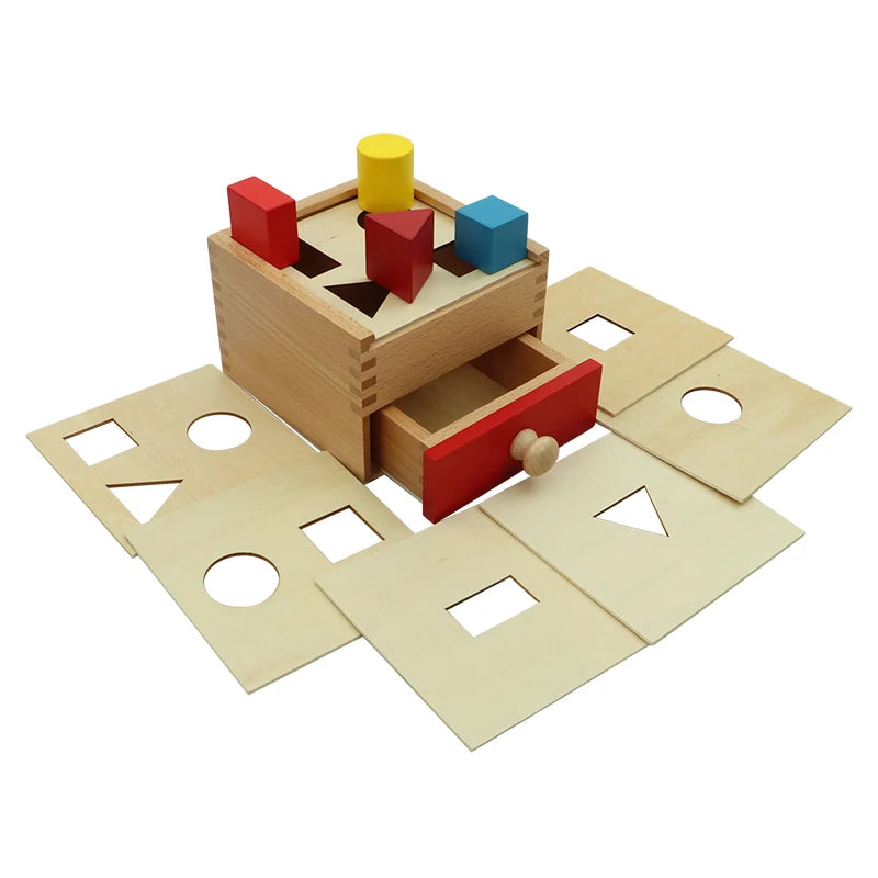 Montessori Multiple Shapes Blocks With Box