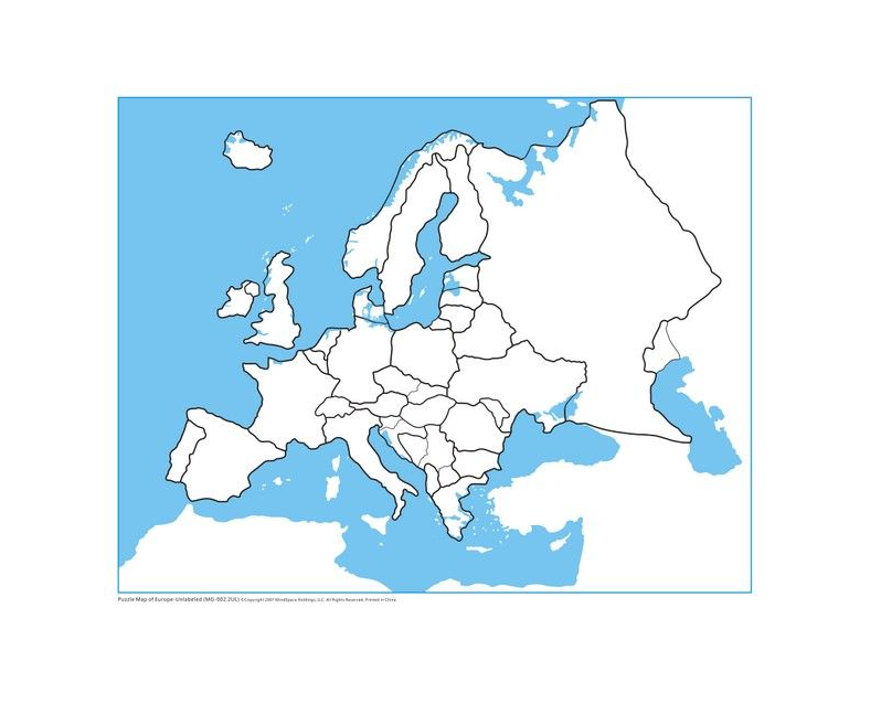 Unlabeled Europe
Control Map