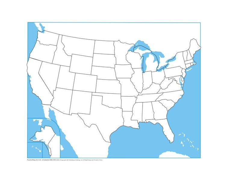 Unlabeled USA
Control Map