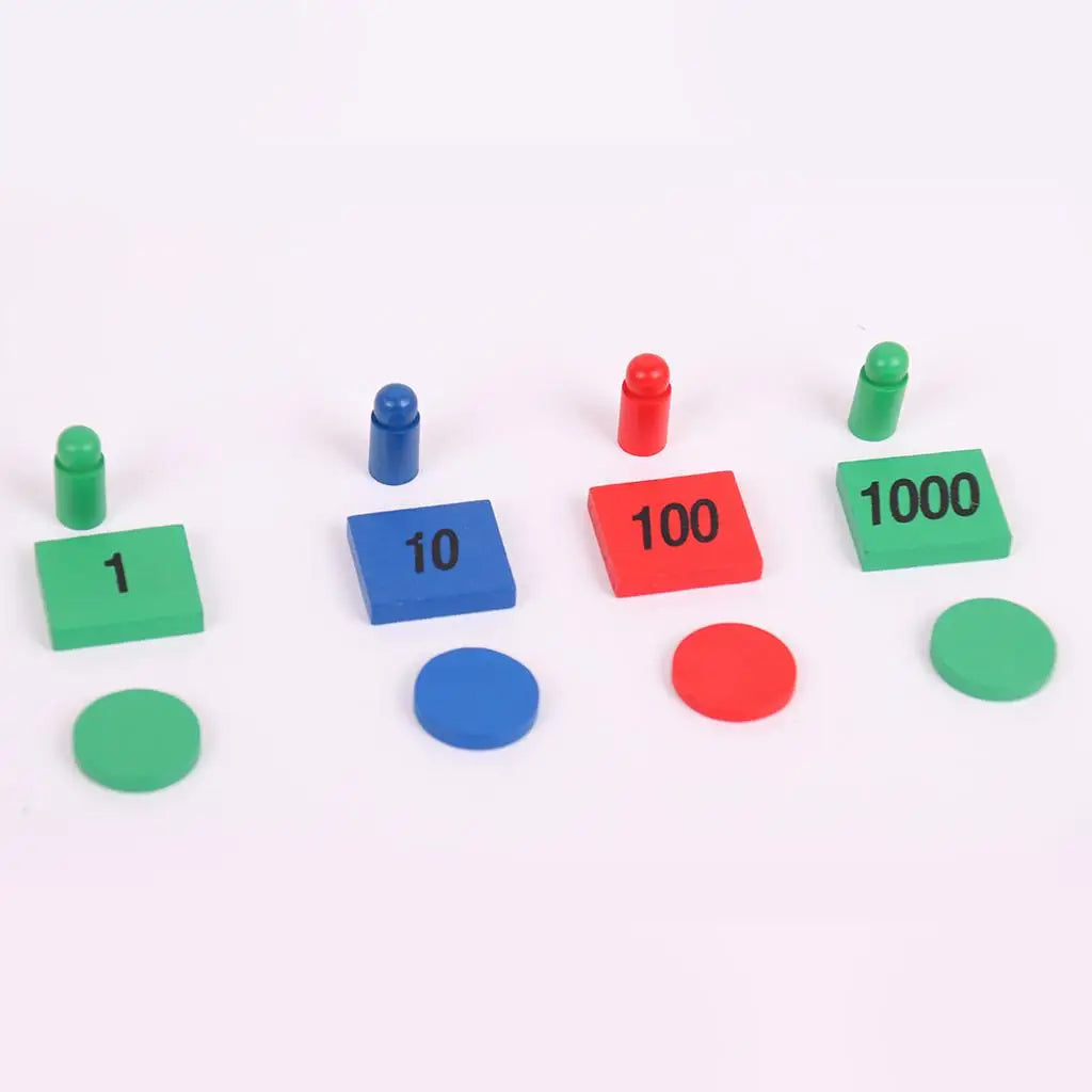 Montessori Wooden Stamp Game