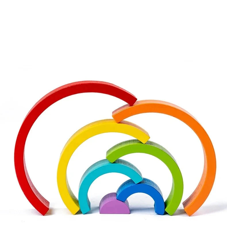 Rainbow Arch Jenga