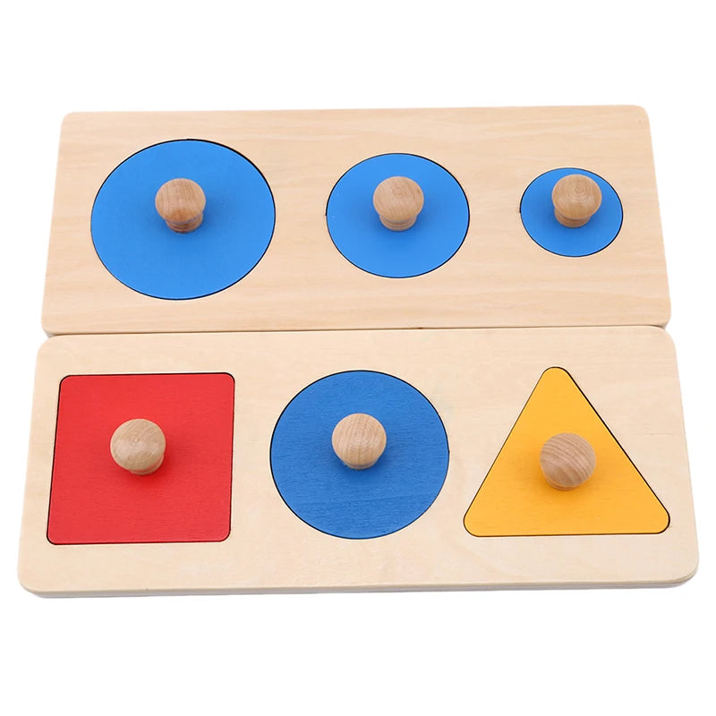 Montessori Wooden Shapes Sorting Puzzle