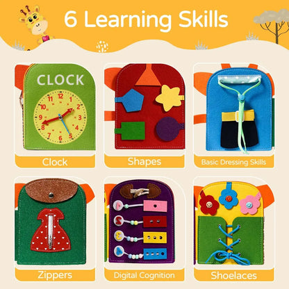 Busy Board Montessori Sensory Toys