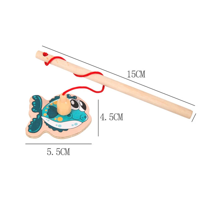 Wooden Magnetic Fishing Game