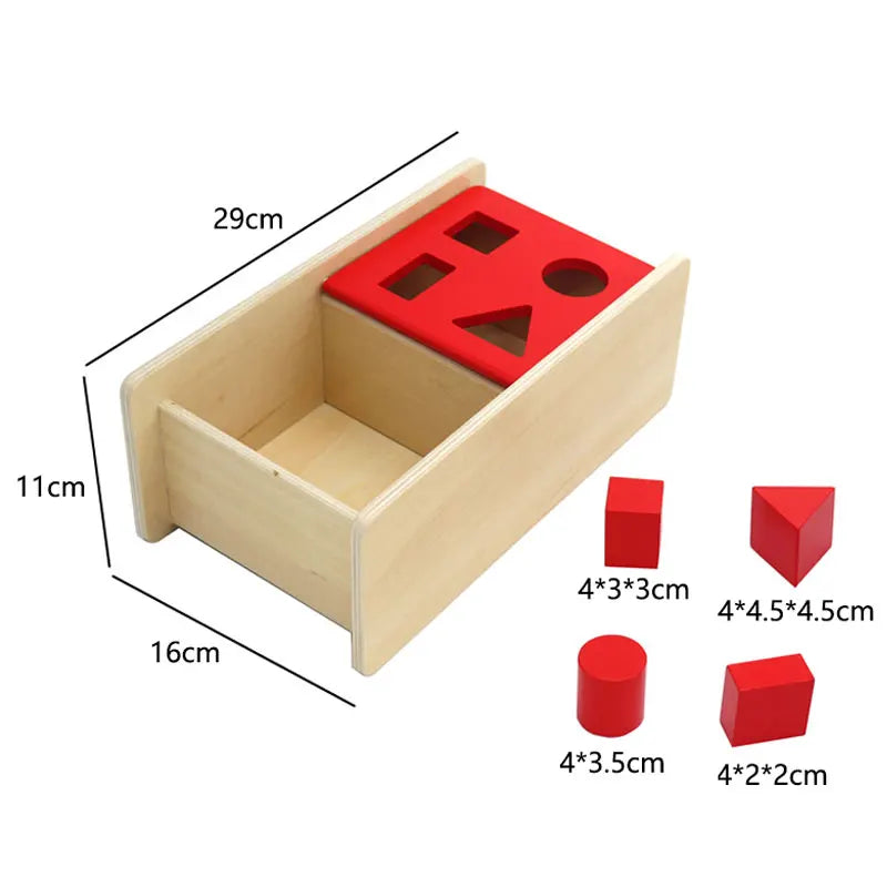 Shape Matching Box with Flip Lid