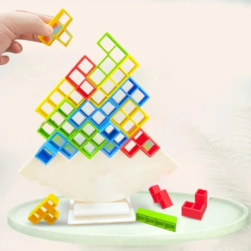 Stacking Blocks Tetra Balance Game