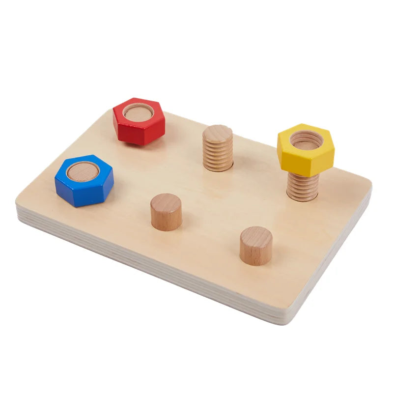 Montessori Nuts and Bolts Board