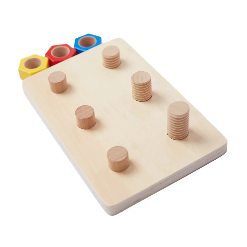 Montessori Nuts and Bolts Board