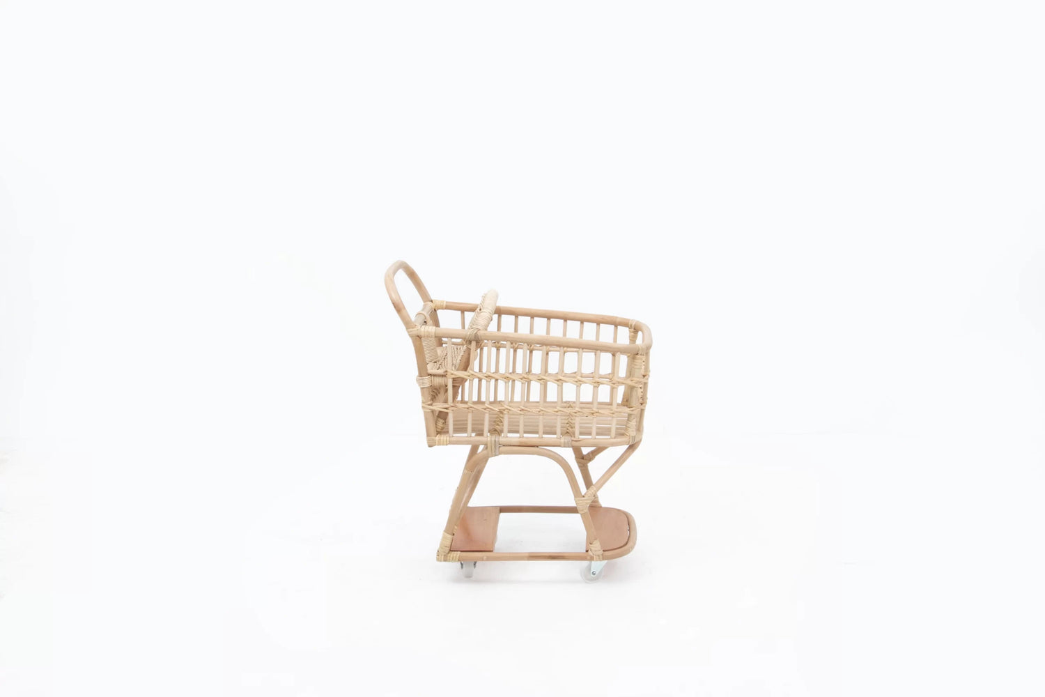 Rattan Shopping Cart