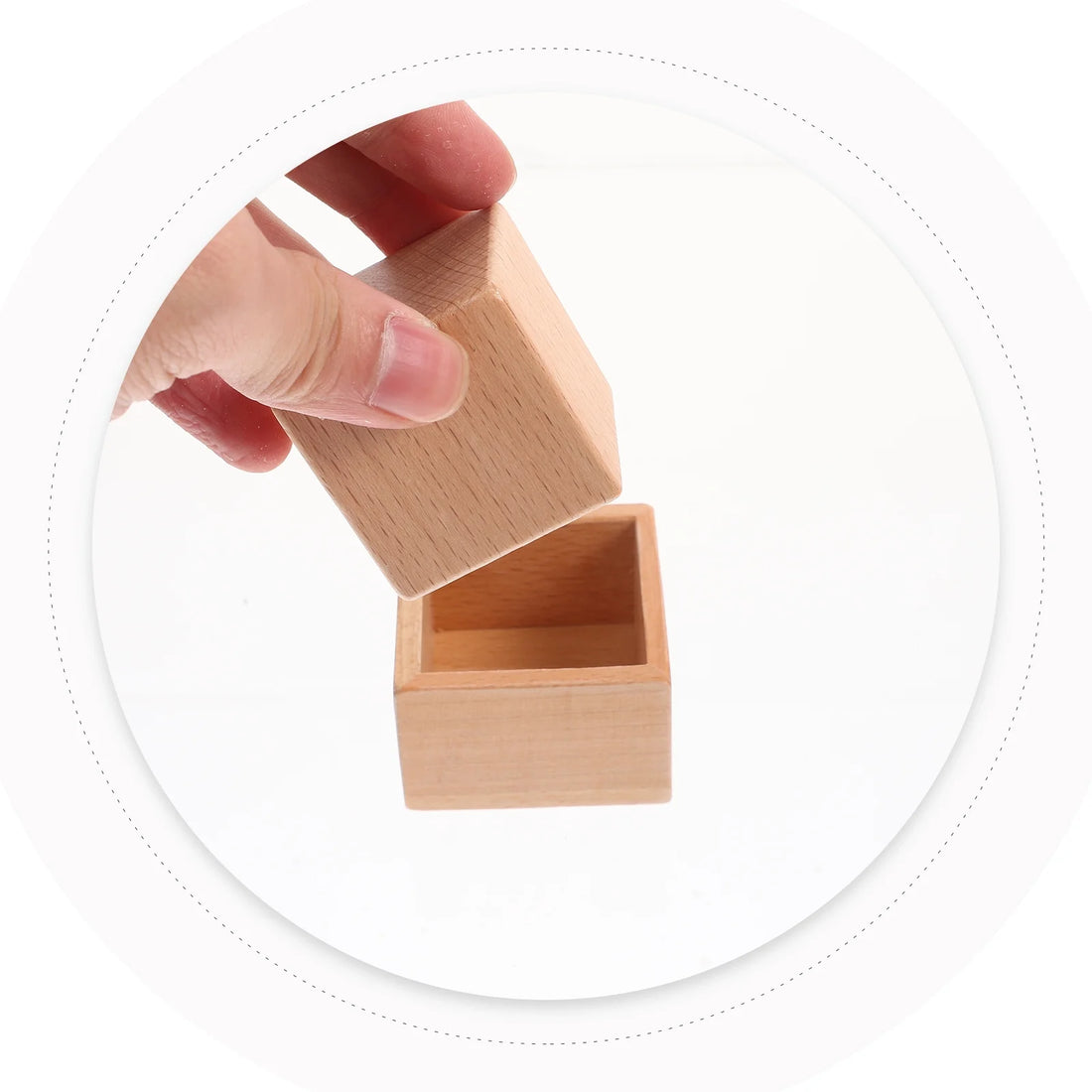 Wooden Cube in a Box