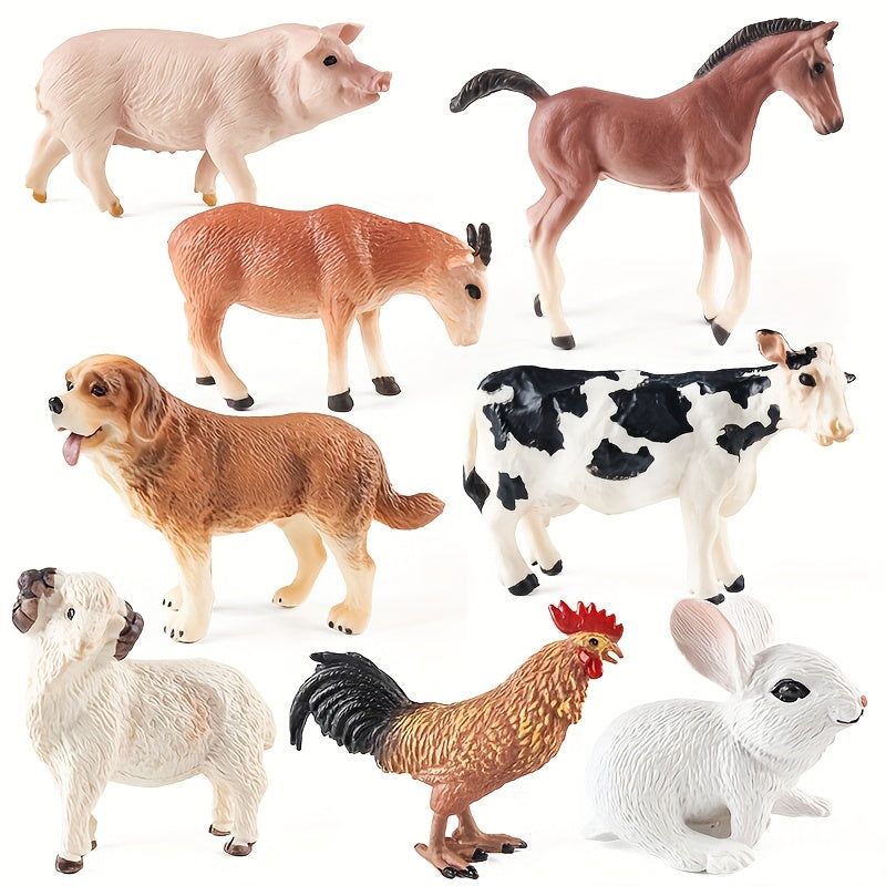 Farm Animals Objects only - set of 5