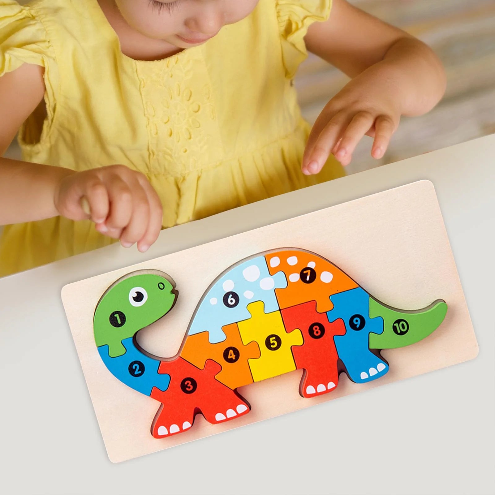 10pc Wooden Puzzle (random)