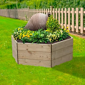 Hexagon Garden Bed with Acrylic Window