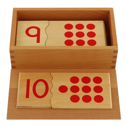 Montessori Wooden Number Puzzle 1-10
