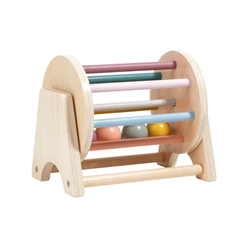 Montessori Wooden Desk Scrolling Drum