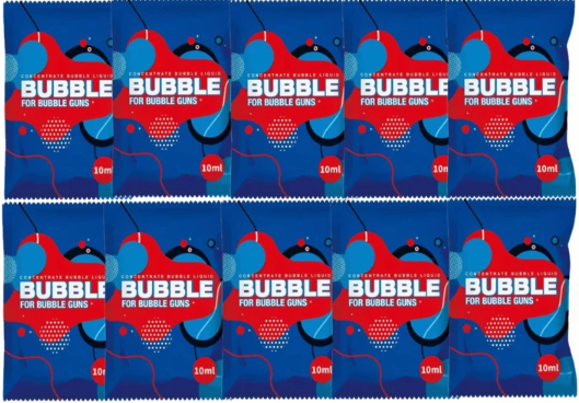 Bubble Machine (outdoor use) - 10 bubble liquid packs included