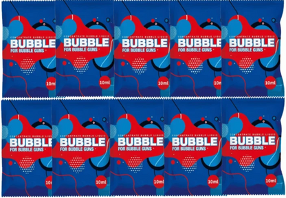 Bubble Machine (outdoor use) - 10 bubble liquid packs included